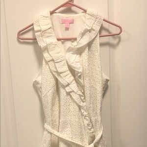 Lily Pulitzer eyelet wrap dress